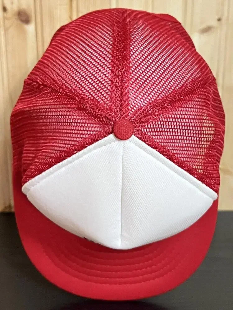 Vintage Trucker Hat 1980s Reed Lumber Company  Builder Mart Snapback Trucker Hat - Picture 6 of 12